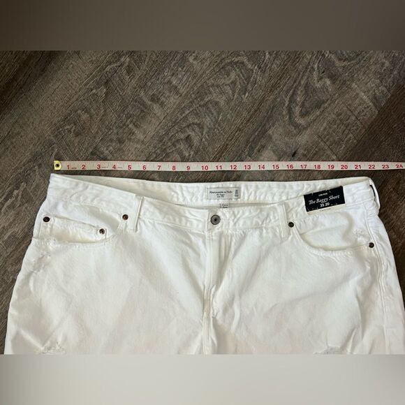 Abercrombie & Fitch Curve Love Low Rise Baggy Short 35/20 - Picture 6 of 7